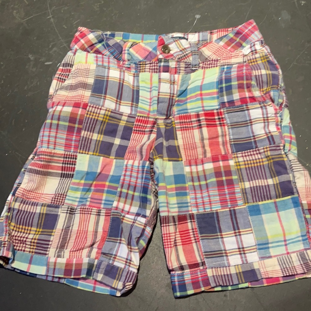 Boys Ralph Lauren madras shorts